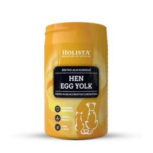 HOLISTA Hen egg yolk - papildai šunims ir katėms - 120g