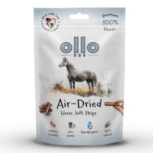OLLO Air-Dried Horse strips - skanėstas šuniui - 80g