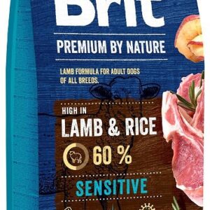 BRIT Premium by Nature Sensitive Lamb with rice - sausas maistas šunims - 15 kg - Image 1