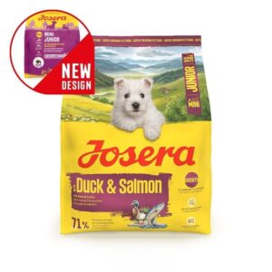 JOSERA Mini Junior Duck & Salmon - sausas maistas šunims - 900g