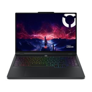 Lenovo Legion Pro 5 16AFR10 AMD Ryzen™ 9 9955HX Knyginis kompiuteris 40,6 cm (16") WQXGA 32 GB DDR5-SDRAM 1 TB SSD NVIDIA GeForce RTX 5070 Wi-Fi 7 (802.11be) Juoda