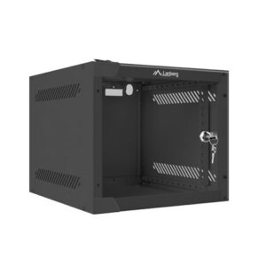 LANBERG 10" 4U SIENINĖ SPINTA (280X310, JUODA)