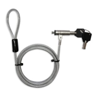 Techly IQ-LOK-15-K kabelio užraktas Sidabras 1,8 m