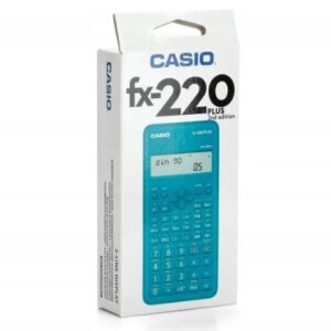 CASIO MOKSLINIS SKAIČIUOTUVAS FX-220PLUS-2 MĖLYNOS SPALVOS, 12 SKAITMENŲ EKRANAS - Image 2