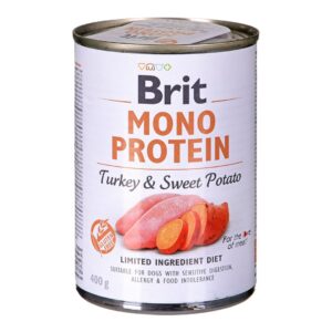 BRIT Mono Protein Kalakutiena su saldžiosiomis bulvėmis - Šlapias maistas šunims - 400 g