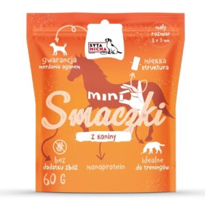 SYTA MICHA Mini horsemeat treats - skanėstas šuniui - 60g
