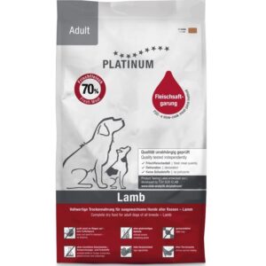 PLATINUM Adult Lamb - pusiau drėgnas šunų maistas - 5kg