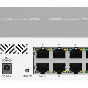 Mikrotik CSS610-8G-2S+IN tinklo komutatorius Gigabit Ethernet (10/100/1000) Maitinimas per Eternetą (PoE) Balta - Image 2