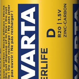 Varta R20 D buitinė baterija Cinko anglis - Image 2