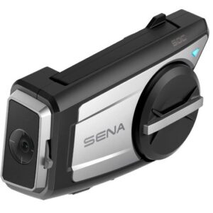 SENA 50C 50C-01 laisvų rankų įranga motociklininkams 4K kamera Bluetooth 5.0 8000 m 1 vnt. Juoda, Sidabras - Image 2