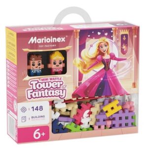 MARIOINEX Mini vaflių princesės fantazijos bokštas, 148 dalių