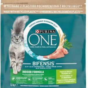 PURINA One Bifensis Indoor Formula - sausas kačių maistas - 1,5 kg