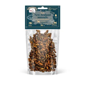 SYTA MICHA Fish & Seafood Dried New Zealand mussels - skanėstas šuniui - 70g