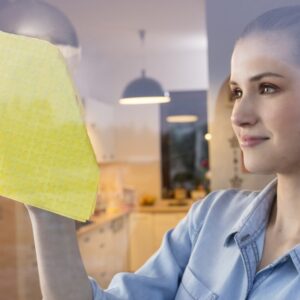 Vileda 151708 valymo šluostė Mikro pluošto, Polivinilo acetatas (PVA) Geltona 1 vnt - Image 2