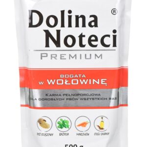 DOLINA NOTECI Premium Rich in beef - Šlapias maistas šunims - 500 g