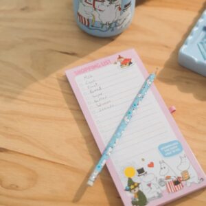 Moomins - Magnetic notebook / shopping list for the fridge + pencil (10 x 21 cm) - Image 6