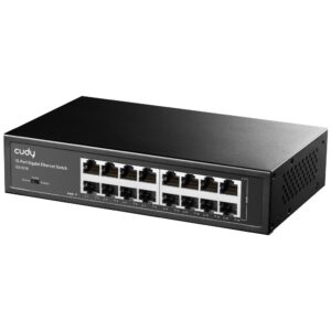 Cudy GS1016 tinklo komutatorius Gigabit Ethernet (10/100/1000) Juoda - Image 2