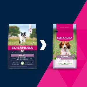 EUKANUBA Puppy Small/Medium Lamb & Rice - sausas maistas šunims - 3kg - Image 3