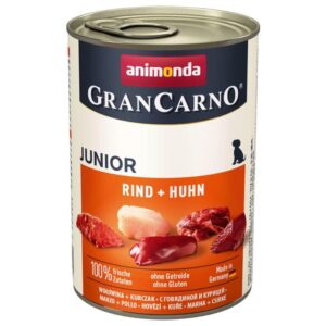 ANIMONDA GranCarno Junior Beef and chicken - šlapias maistas šunims - 400g