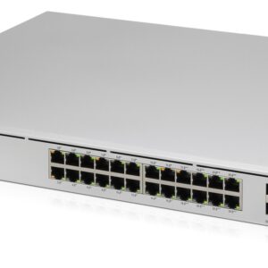 Ubiquiti UniFi Pro 24-Port PoE Valdomas L2/L3 Gigabit Ethernet (10/100/1000) Maitinimas per Eternetą (PoE) 1U Sidabras - Image 3