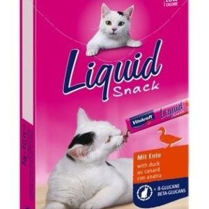 VITAKRAFT Liquid Snack Duck - skanėstas katėms - 6 x 15g