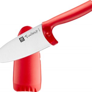 ZWILLING Twinny virėjo peilis 36550-101-0 10 cm raudonos spalvos Maisto gaminimo pamokos vaikams