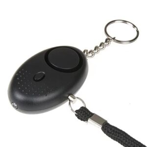 Asmeninis žadintuvas GUARD SCORPION sirena 120 dB LED žibintuvėlis Juoda (YC-003-BL)