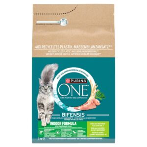 PURINA One Indoor Turkey - sausas kačių maistas - 3kg