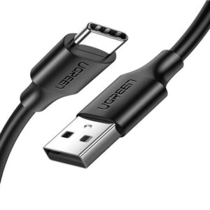 Ugreen USB-A / USB-C 3A 0,25 m kabelis US287 (juodas)