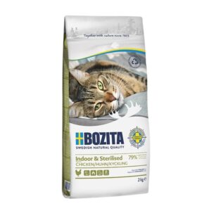 BOZITA Indoor & Sterilised Chicken - sausas kačių maistas - 10kg