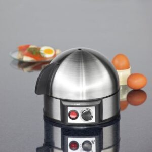 Clatronic EK 3321 kiaušinių viryklė 7 kiaušiniai(ių) 400 W Juoda, Nerūdijančiojo plieno - Image 2