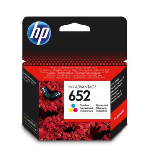 HP 652 originalus purpurinis, mėlynas, geltonas