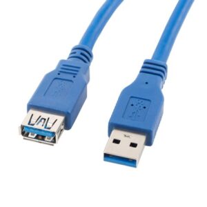 Lanberg CA-US3E-10CC-0018-B kabelis 1,8 m USB 3.0 USB A