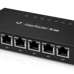 Ubiquiti EdgeRouter X SFP laidinis maršrutizatorius Gigabitinis eternetas Juoda - Image 2