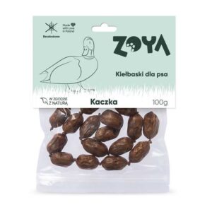 ZOYA Duck sausages - skanėstas šuniui - 100g