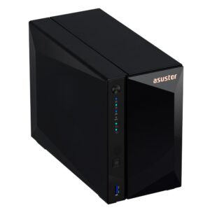 Asustor DRIVESTOR 2 Pro Gen2 AS3302T v2 NAS Realtek RTD1619B 2 GB DDR4 ADM Juoda - Image 3