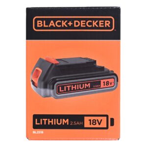 Black+Decker BL2518-XJ 18 V 2,5 Ah elektrinio įrankio akumuliatorius - Image 3