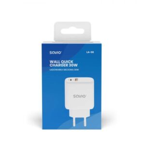 SAVIO LA-06 USB Type A & Type C Quick Charge Power Delivery 3.0 Vidaus - Image 2