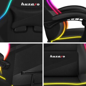 Žaidimų kėdė - Huzaro Force 4.4 RGB Black - Image 3