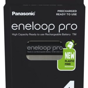 Įkraunamos baterijos PANASONIC ENELOOP PRO AA 2500 mAh 4 szt (BK-3HCDE/4CP)