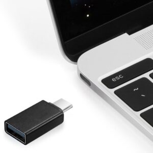 Gembird A-USB2-CMAF-01 kabelių lizdinio / kištukinio jungčių tipo keitiklis USB Type-C USB A tipo Juoda