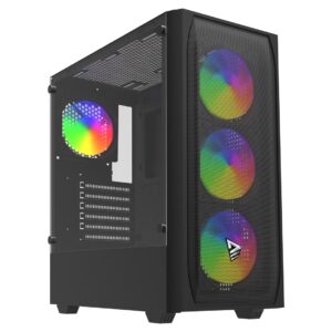 Savio Noctis Flow RGB Kubas Juoda