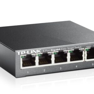 TP-Link TL-SG105E Valdomas L2 Gigabit Ethernet (10/100/1000) Juoda - Image 3