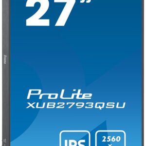 iiyama XUB2793QSU-B7 kompiuterio monitorius 68,6 cm (27") 2560 x 1140 pikseliai Wide Quad HD LED Juoda - Image 2