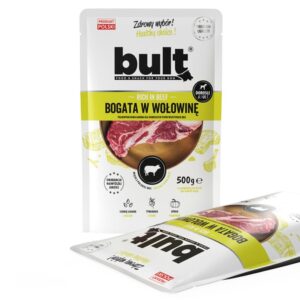 BULT Rich in beef - drėgnas ėdalas šunims - 500g