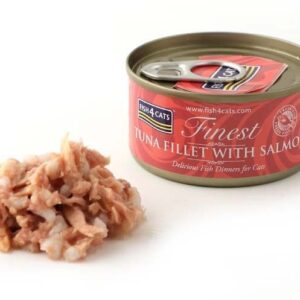 FISH4CATS  Tuna fillet with salmon - šlapias kačių maistas - 70g - Image 2