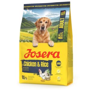 JOSERA Medi/Maxi Chicken & Rice - sausas maistas šunims - 3kg