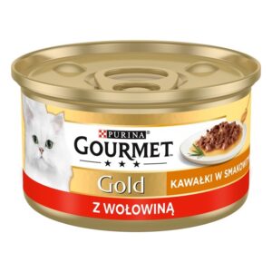 GOURMET Gold Sauce Delight Jautiena - šlapias kačių maistas - 85 g