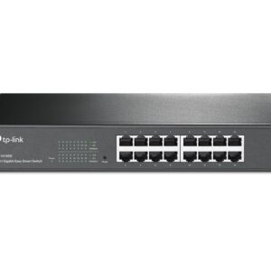 TP-Link TL-SG1016DE Valdomas L2 Gigabit Ethernet (10/100/1000) 1U Juoda