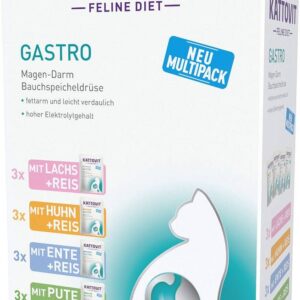 KATTOVIT Feline Diet Gastro - šlapias kačių maistas - 12 x 85g